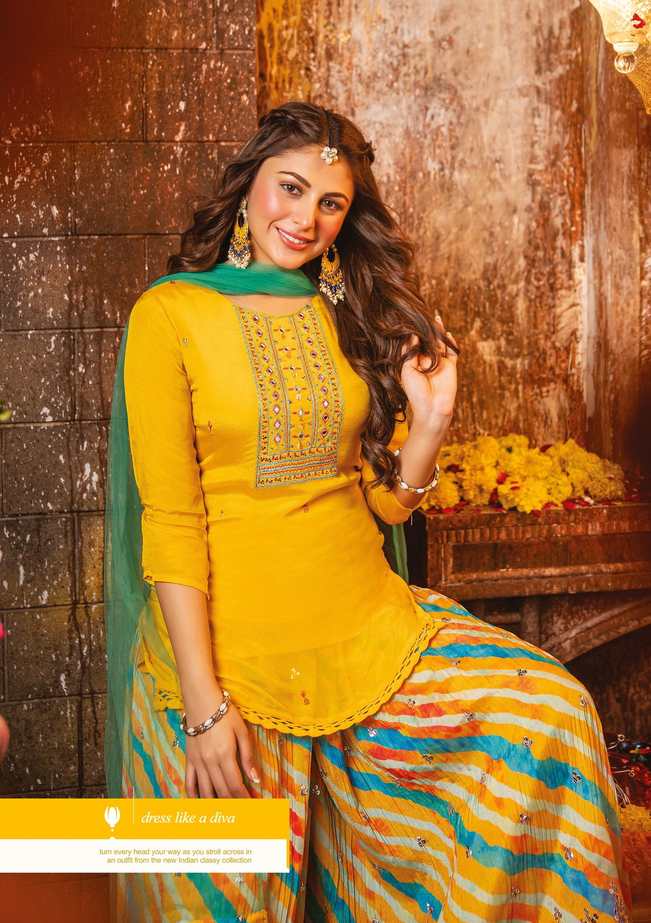 Women Embroidered Cotton Blend A-line Kurta (Yellow) | Yellow kurti | Stylish  kurti | Fancy Kurti |